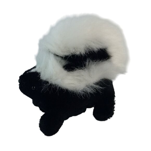 Folkmanis Skunk Finger Puppet Plush 4" Stuffed Animal Toy - Picture 2 of 8